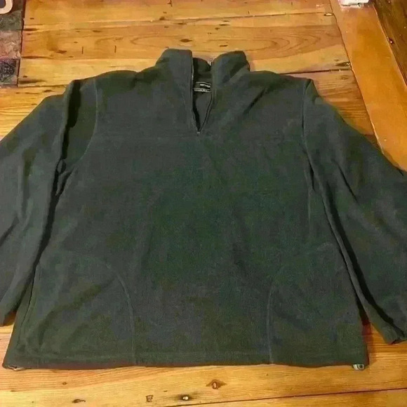 North Pole Original Brand Grey Quarter Zip Pullover Sweater Size Large - Picture 1 of 6